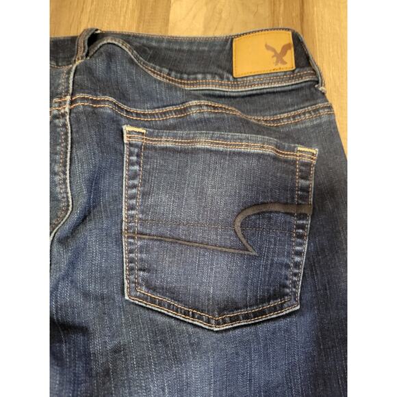 American Eagle Super Stretch Low-Rise Kick Boot Jeans Women's Size 8 regular - Picture 6 of 9